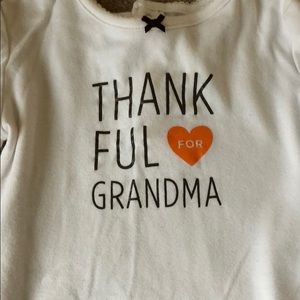 ⭐️ Thanksgiving long sleeve onesie